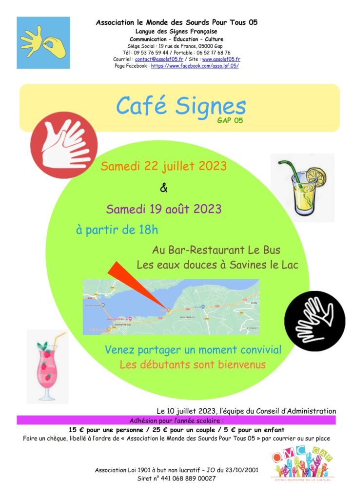 Café Signes été 2023