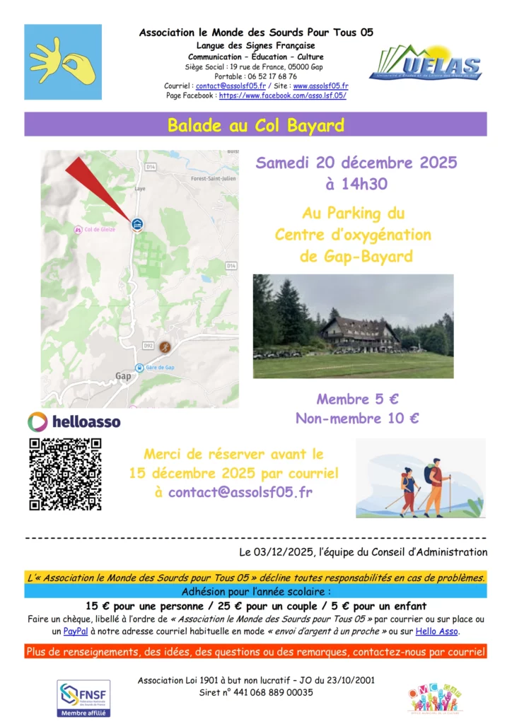 Affiche balade de l'hiver 2025